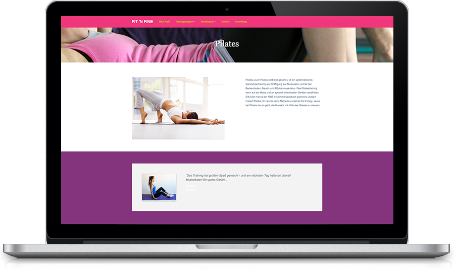 Notebook fitnfine referenzen basepack